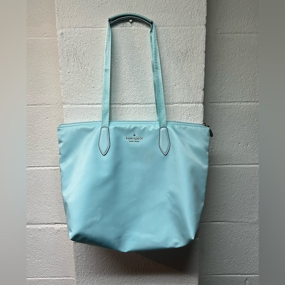 kate spade Handbags - Kate Spade Blue Nylon Tote with Elegant Design and Versatile Style